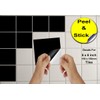 50pc Tile Stickers 6 x 6 inch Black Transfers Covers
