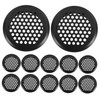 Outanaya 12pcs Mesh Ventilation Covers for Cabinets and Wardrobes Easy