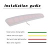 PGTOPONE Red LED Rear Bumper Reflectors Fog Brake Tail Light