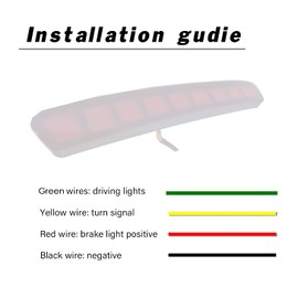 PGTOPONE Red LED Rear Bumper Reflectors Fog Brake Tail Light Sequential Turn Signal Lamps Accessories Kit For 2020 2021 2022 2023 Toyota Corolla L LE SE (Rear Fog Light)