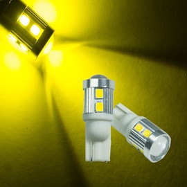 PA T10 2835 10 Rows SMD LED Golden Yellow 2pcs