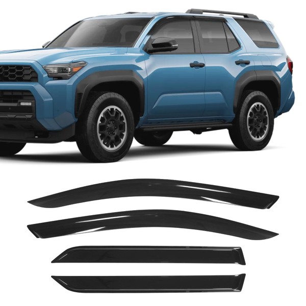 TIEZFUL Rain Guards Fit for Toyota 4Runner 2025 2026, Low