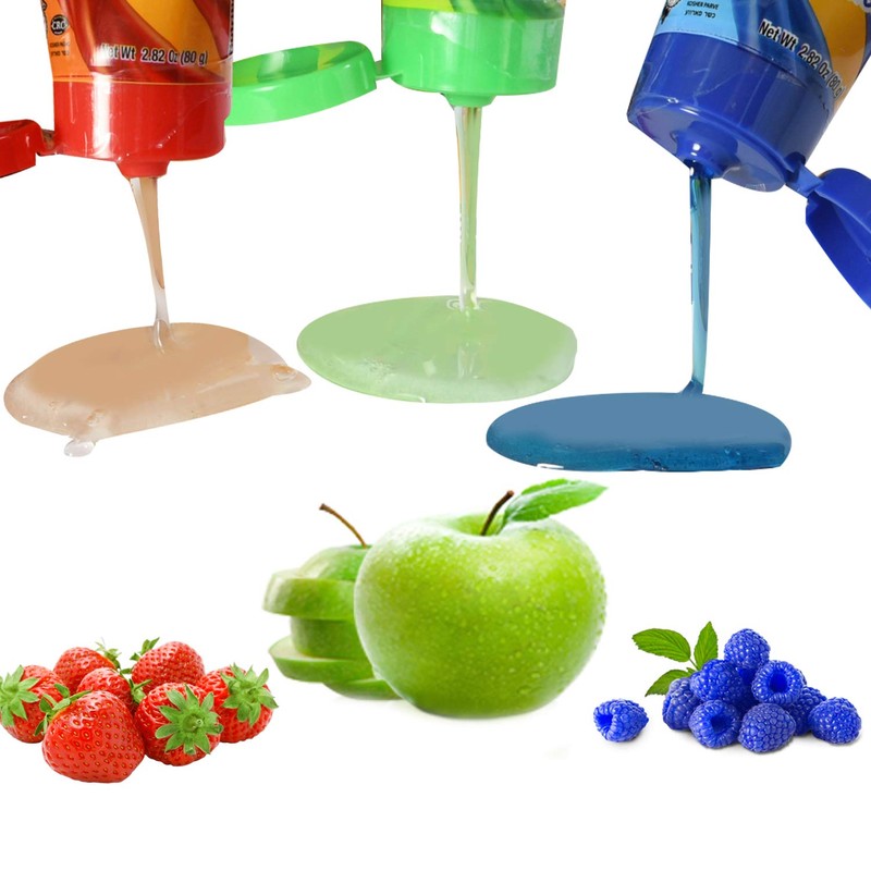 slime Sour Lickers Squeeze Gel Candy - 16 Pack Display