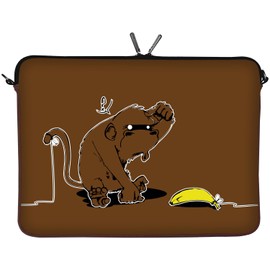 DIGITTRADE LS167-13 Confusion Designer MacBook Sleeve 13.3" Laptop Notebook Netbook Tablet Cover neoprene soft carry case up to 13.3 inch Anti Shock System