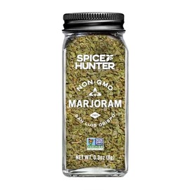 Spice Hunter Mediterranean Marjoram Leaves, 0.3-Ounce Glass Jar