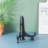 Tincogo 8" Black 6pcs/set Plastic Easels Plate Display Stands Picture
