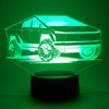 EXIGENT 3D LED Light Lamp Acrylic Illusion Night Flashing Cool