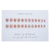 Lwenjing Nail Tips, 24 Pieces, 3D Nail Tips, Handmade Nail