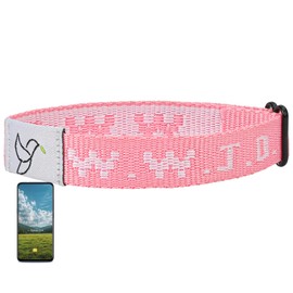 Meajjew Daily Bible Verse WWJD Bracelet, Christian Bracelet for Women Men, Christian Jesus Gift Adjustable Wristband, WWJD Bracelet - What Would Jesus Do Bracelet Pink