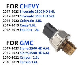 904-074 Fuel Pressure Sensor | for Chevy Silverado 2500 HD Silverado 3500 HD 6.6L 2017-2023, Colorado 2.8L 2016-2022, Cruze 1.6L 2017-2019, for GMC Sierra 2500 HD/Sierra 3500 HD 6.6L 2017-2023