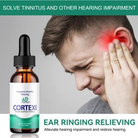 Tinnitus Dropper,Ohrentropfen für Effektive,Tinnitus Ohrentropfen,Ohrenpflege-Flüssigkeit,Ohrpflegeöl,Tinnitus-Linderungstropfen,Ohrensausen Linderung,Tinnitus Symptome Ohrpflegeflüssigkeit
