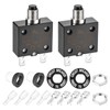 DMiotech 15A Thermal Circuit Breaker 125/250V AC 50V DC 2.3x1.4x0.6
