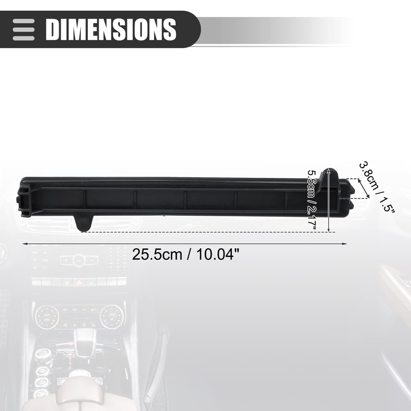 Motoforti Cabin Air Filter Cover, for Jeep Cherokee 2014-2020, Plastic,