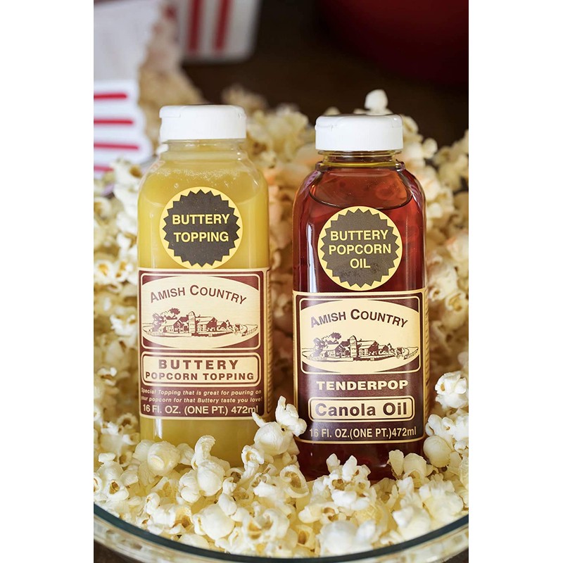 Amish Country Popcorn | Buttery Popcorn Toppings | 2 Pack