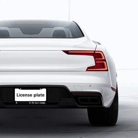 Draradi See You Space Cowboy Metal Black License Plate Frame Car Aluminium Alloy Licenses Plate Covers Holder for US Vehicles