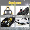 1 Pair Cleats for Bicycle Shoes, Cleats Set for SPD