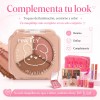 Kit De Maquillaje Completo Sombra Gloss Brochas Cosmetiquera