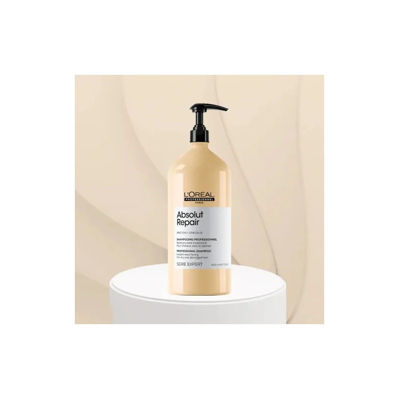 Kit Shampoo 1500ml + Balsamo 500ml Absolut Repair Loreal Para