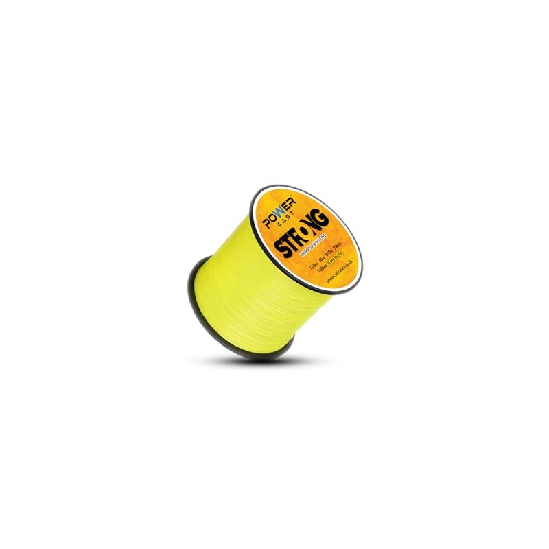 Strong Monofilament Fishing Line (Fluro-Yellow, 13.6kg/30lb - 500m/546yd - 0.50mm)