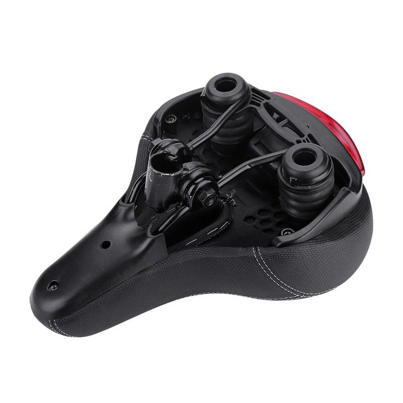 Mountain Road Bike Soft Seat Saddle with Tail Light Replacement