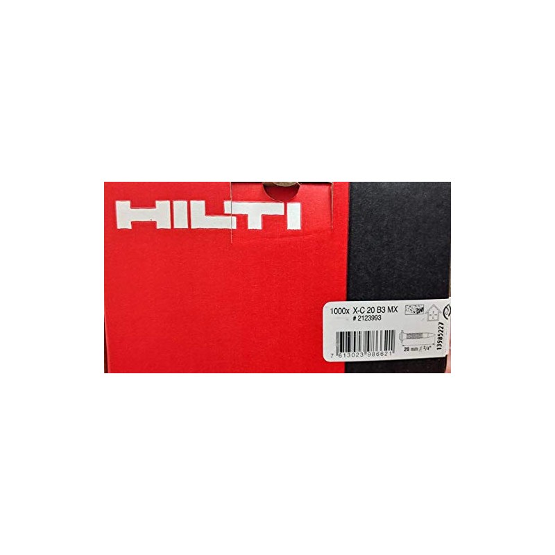 HIlti Concrete Nail X-C 20 B3 MX Direct Fastening