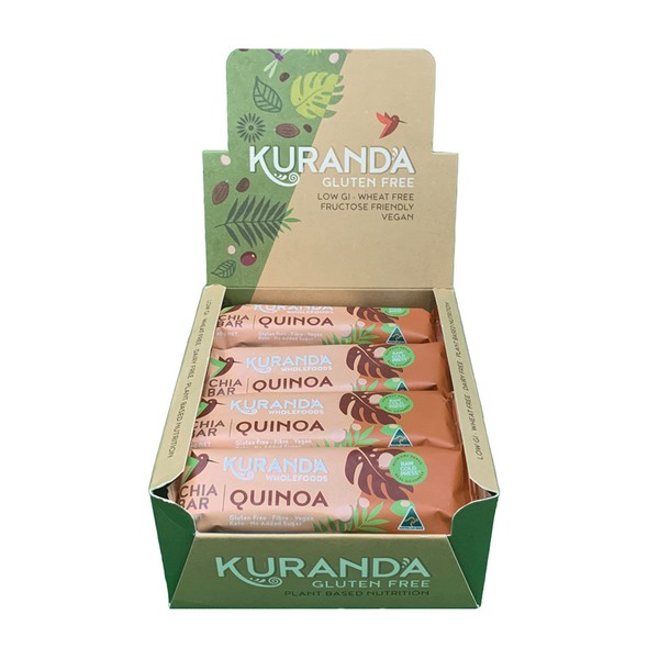 Kuranda Gluten Free Chia Bars Chia & Quinoa 16x40g