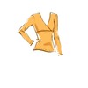 McCall's Misses' Knit Surplice Top Sewing Pattern Kit, Code M8219,