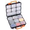 Mayouko 16 Compartments Detachable Toolbox Organizer,Hardware Organizer Box with Removable