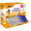 BIC Penne Blu a Sfera, Cristal Original, Punta Media (1.0