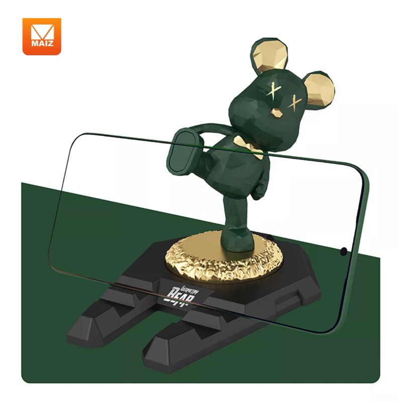 Maíz Soporte Base Celular Escritorio Figura Estatua Oso Kawaii