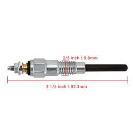Neeseelily 4Pcs Glow Plug 6655233 19077-65510 Compatible with Kubota V2203 Engine, for Bobcat Track Loader T90 Skid Steer Loader 645 743 751 753 763 773 S150 S160 S175 S185 Excavator 325 328 337 341