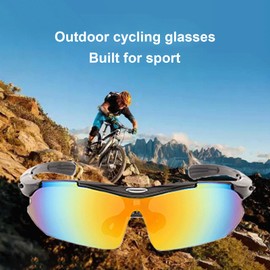 Liwankaqi Tactical Sunglasses with 5 Interchangeable Lenses for Men and Women