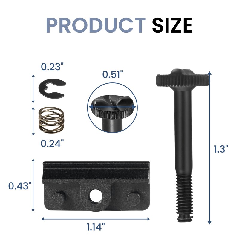 69164 TLR Clamp Assembly Replacement, Earless Screw Kit Fit for