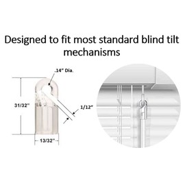 Modtek New Blind Wand/Rod - Color Clear- High Strength-(4 Pack 24")