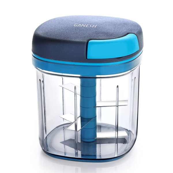 Multipurpose Plastic Vegetable Master Chopper with 5 Stainless Steel Blades