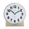 Acctim Micah Alarm Clock, Analogue Display, Non-Ticking, Blue LED Backlight,