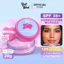 Polvo Mineral Suelto Poppaint Con Spf35 Pa+, 20 G