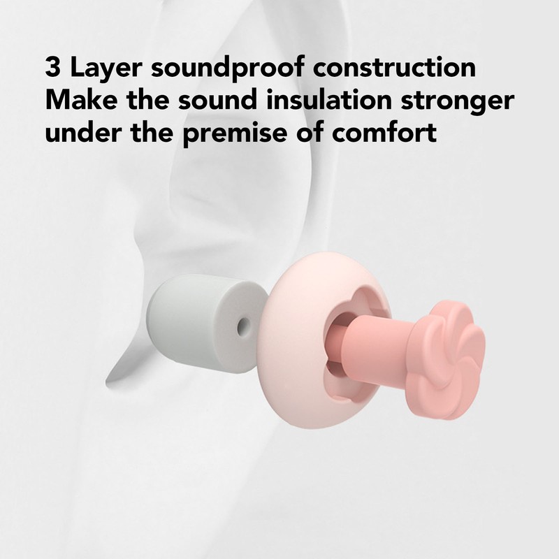 Noise Canceling Earplugs Sound Proof Light Blocking Soft Sleep Eye