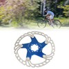 Mountain Bike Floating Disc Brake Rotor 6 Bolts Heat Dissipation