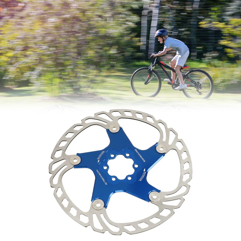 Mountain Bike Floating Disc Brake Rotor 6 Bolts Heat Dissipation