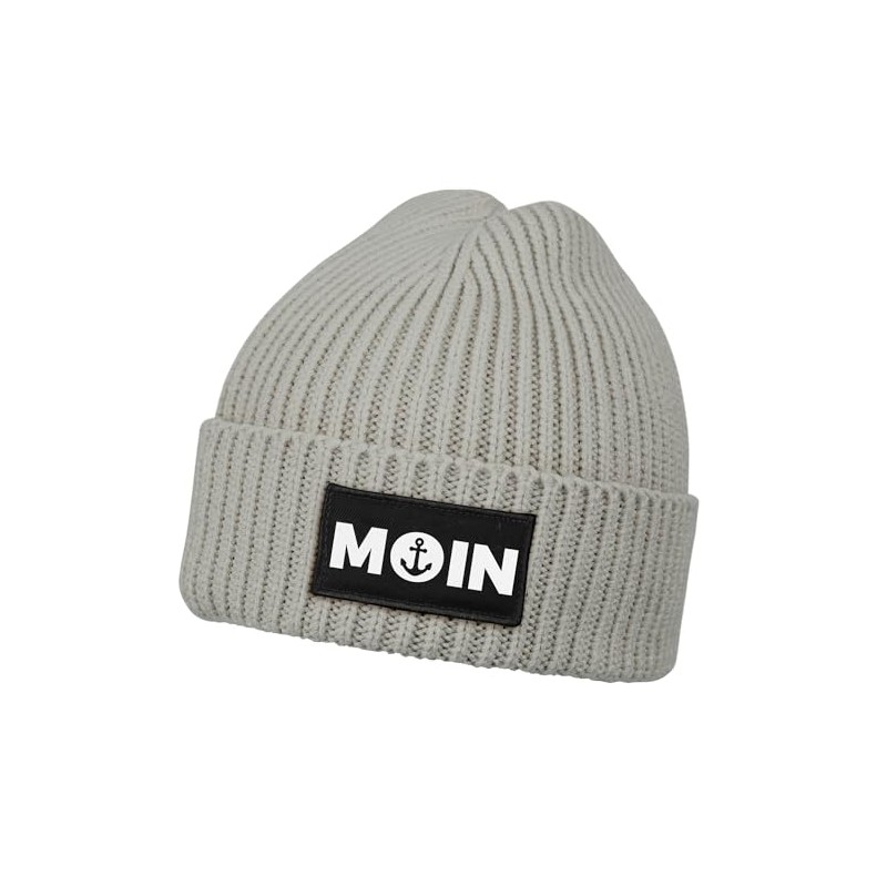 Neverless® Men's Beanie Winter Hat Patch Moin Nordic Print Knitted