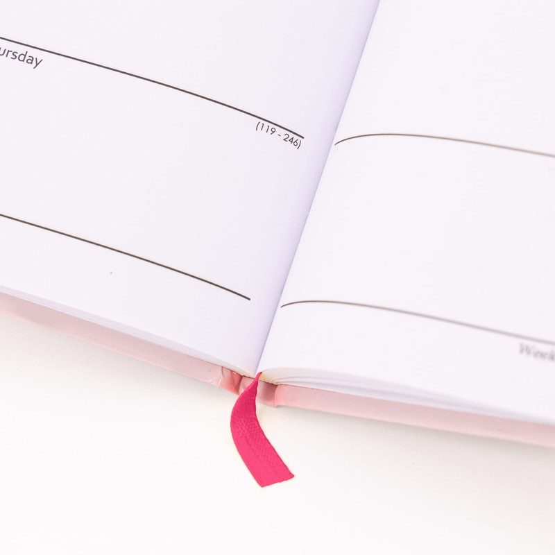 2027 Slim Diary Week to View - Bees Hardback Planner