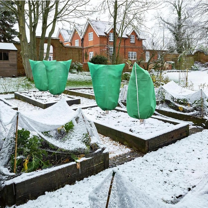 ZENWORYS 2 Packs Plant Covers Freeze Protection Large Frost Blankets