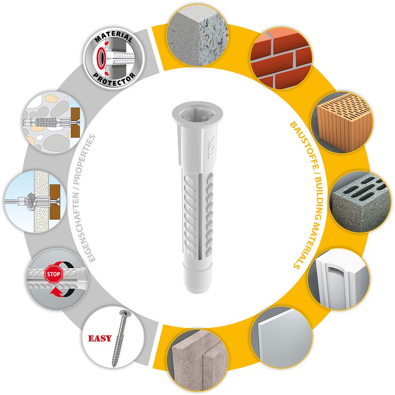 TOX all purpose plugs Deco 6 x 41 mm, 1