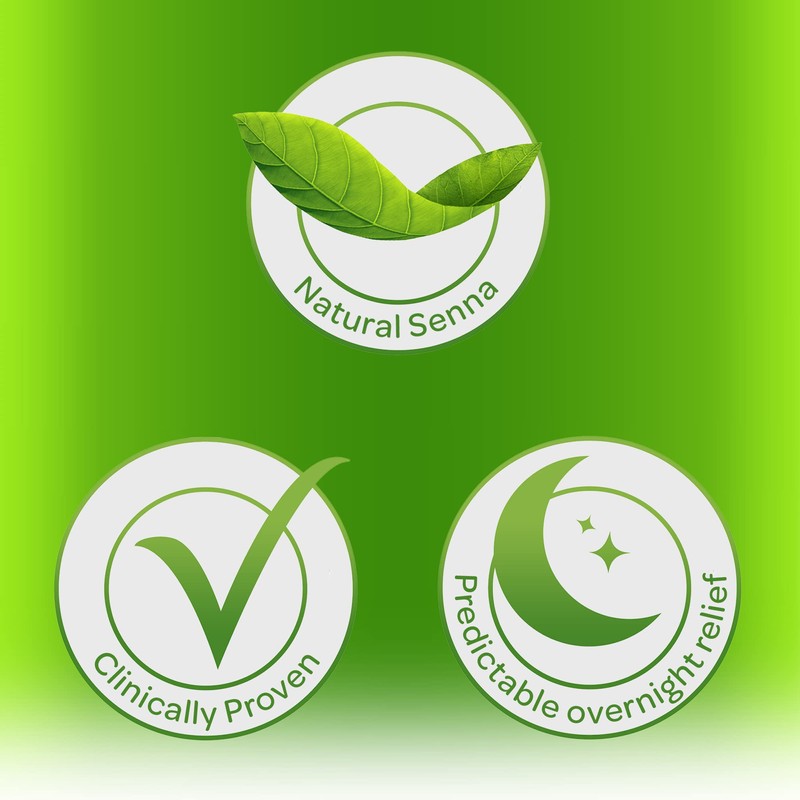 Senokot 7.5mg Tablets, Gentle Constipation Relief, Laxative, Adults, Natural Senna,