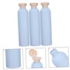 Baluue 3pcs Liquid Dispenser Bottles Refillable Shampoo and Conditioner Containers