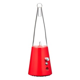 Exquisite 2.0 Nebulizing Diffuser for Essential Oil/Aromatherapy with Touch Sensor Light Switch by Organic Aromas - Red-Colored Wood Base and Glass Reservoir (Red)