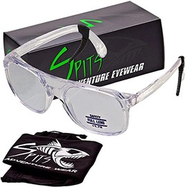 MagSafe Full Magnifying Lens Safety Glasses (Frame Style: Classic Med-Large Frame, Magnifier Option: Clear 1.25)