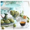 GURUDAR Espresso Cups with Saucers and Spoons Set of 6,