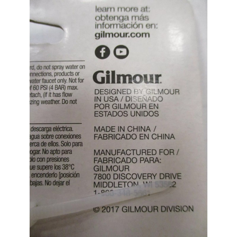 Gilmour 572TFR - Commercial Insulated Grip - Garden Water Hose